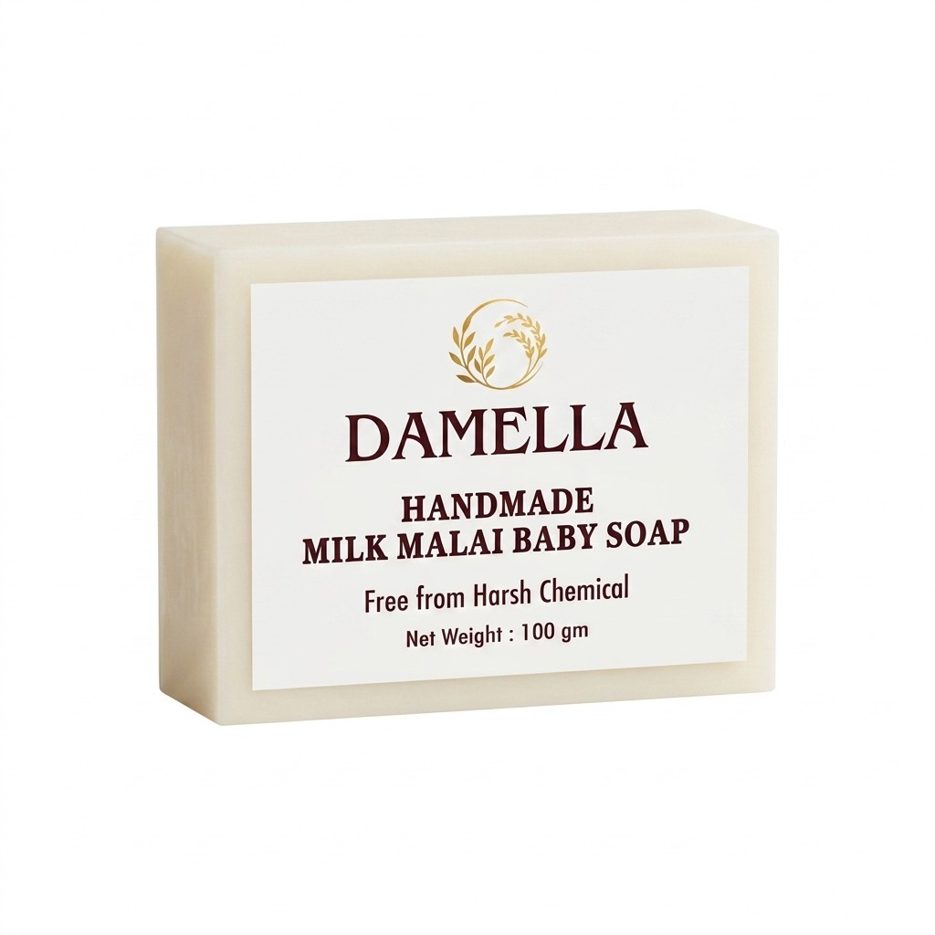 Milk malai baby soap