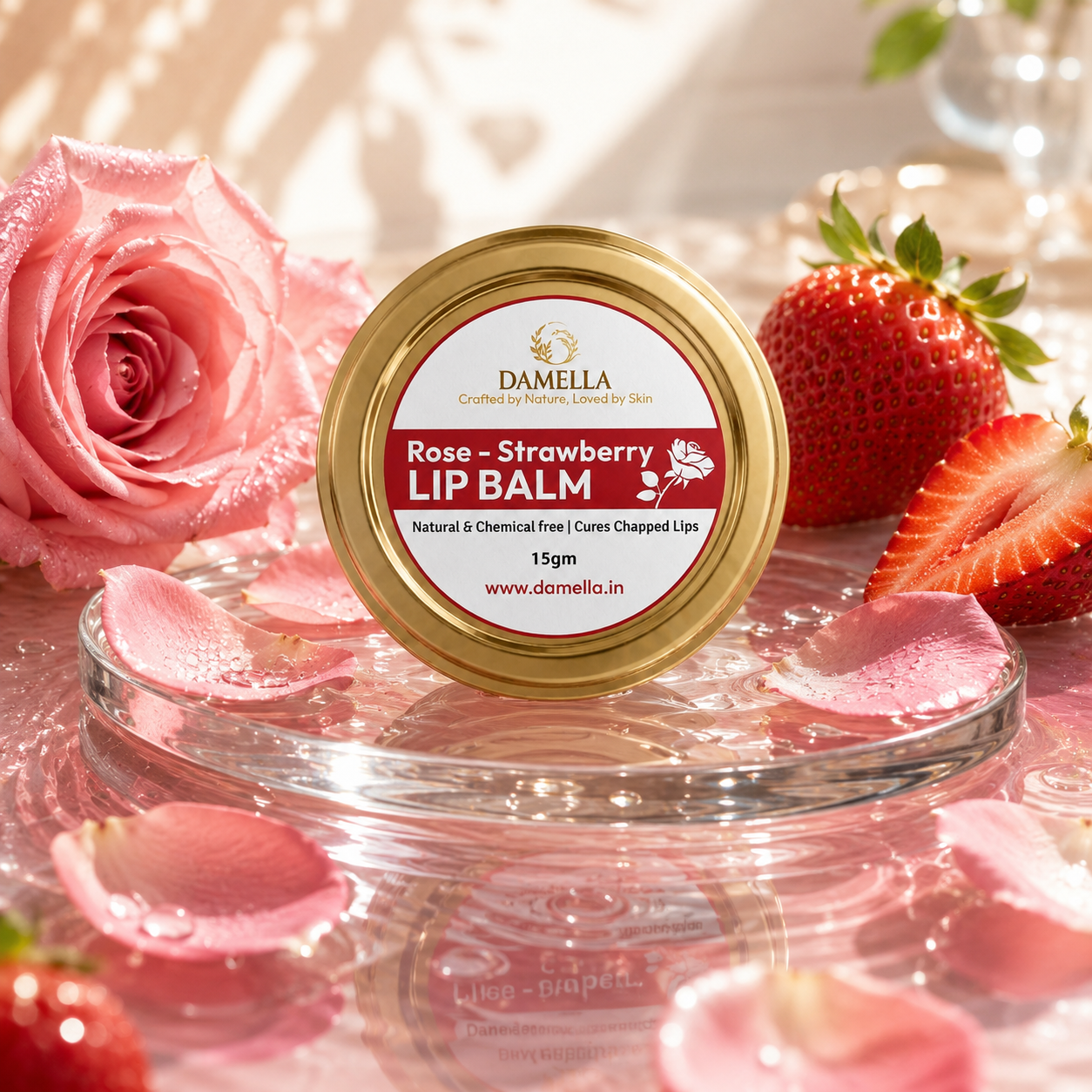 Rose Lip Balm 15 gm